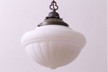 大正〜昭和初期　懐かしい魅力あふれるペンダントライト(天井照明、吊り照明、シェード)