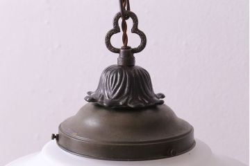 大正〜昭和初期　懐かしい魅力あふれるペンダントライト(天井照明、吊り照明、シェード)