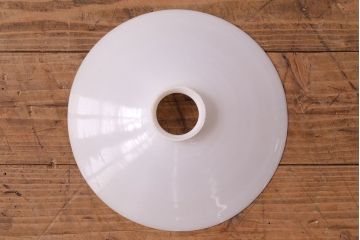 昭和レトロ　温かみのある平笠のシェード(天井照明、電笠)(3)