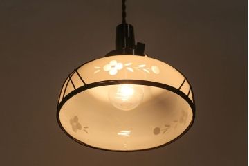 昭和レトロ　和の雰囲気のあるおしゃれなシェード(天井照明、電笠、吊り照明)