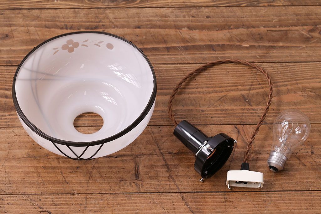 昭和レトロ　和の雰囲気のあるおしゃれなシェード(天井照明、電笠、吊り照明)