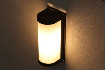 大正～昭和期　シャビーな質感が味わい深いウォールランプ(壁掛け照明)