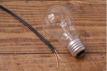 大正〜昭和期　シャビーな質感が味わい深いウォールランプ(壁掛け照明)