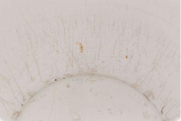 アンティーク雑貨　オールドノリタケ(日陶)　色絵　草花　上品な雰囲気漂う壱型火鉢(鉢カバー、傘立て)(3)
