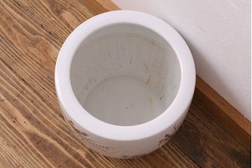 アンティーク雑貨　オールドノリタケ(則武・日陶)　桐鳳凰図　上品な火鉢(手あぶり)