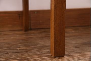 アンティーク家具　和製アンティーク　落ち着きのある色味のナラ材のチェア(椅子、ダイニングチェア)(3)