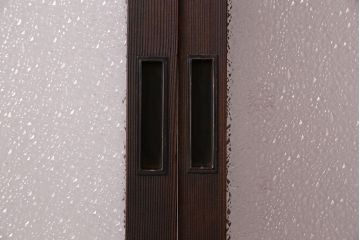 【M様ご成約済み・ご決済用】大正ロマン香る当時物の色ガラスが美しいガラス引き戸(ガラス戸、建具)4枚セット