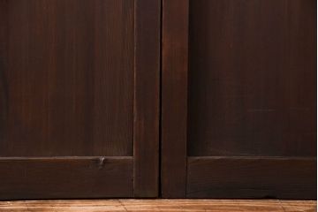 【M様ご成約済み・ご決済用】大正ロマン香る当時物の色ガラスが美しいガラス引き戸(ガラス戸、建具)4枚セット