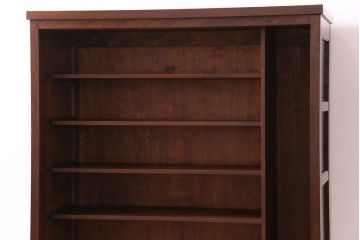 ビンテージ　松本民芸家具 落ち着いた雰囲気のA型下駄箱(収納棚)(定価約24万円)(1)