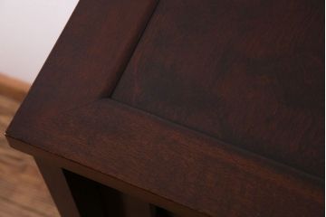 ビンテージ　松本民芸家具 落ち着いた雰囲気のA型下駄箱(収納棚)(定価約24万円)(1)