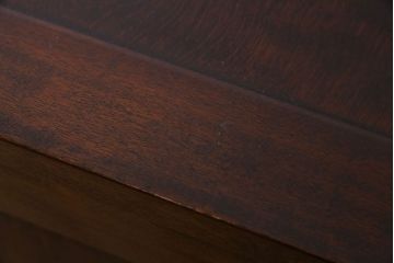 ビンテージ　松本民芸家具 落ち着いた雰囲気のA型下駄箱(収納棚)(定価約24万円)(1)