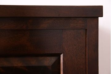 ビンテージ　松本民芸家具 落ち着いた雰囲気のA型下駄箱(収納棚)(定価約24万円)(1)