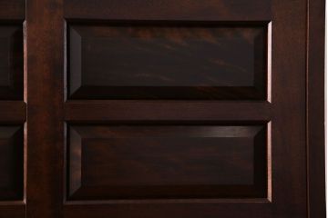 ビンテージ　松本民芸家具 落ち着いた雰囲気のA型下駄箱(収納棚)(定価約24万円)(1)