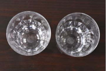 アンティーク雑貨　未使用　Baccarat(バカラ)　キリンコレクターズグラス2客(2)