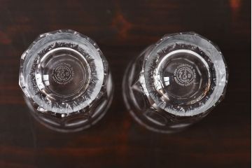 アンティーク雑貨　未使用　Baccarat(バカラ)　キリンコレクターズグラス2客(2)