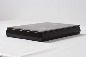 アンティーク雑貨　未使用　平安象彦　松喰鶴蒔絵手許箱(漆器)