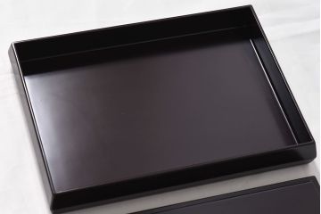 アンティーク雑貨　未使用　平安象彦　松喰鶴蒔絵手許箱(漆器)