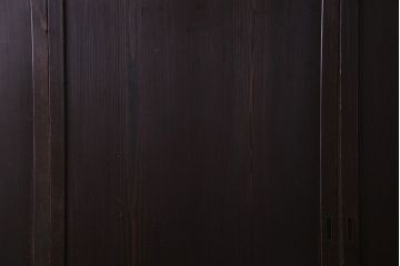 古民具・骨董　古い木の渋さが魅力の帯戸(板戸、引き戸、建具)4枚セット