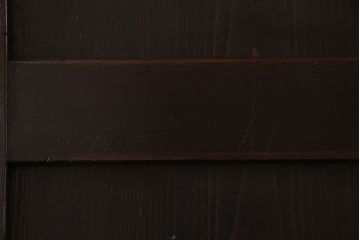 古民具・骨董　古い木の渋さが魅力の帯戸(板戸、引き戸、建具)4枚セット