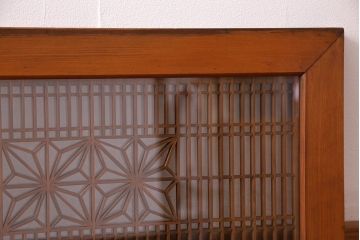 アンティーク雑貨　和製アンティーク　上品なデザインの欄間(明り取り、明かり取り)