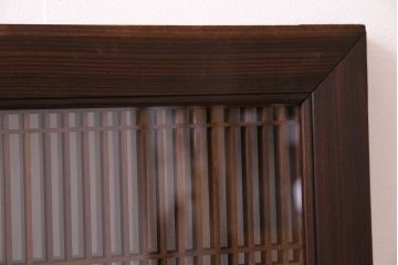 アンティーク雑貨　和製アンティーク　渋い雰囲気が魅力の欄間(明り取り、明かり取り)