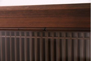 アンティーク雑貨　和製アンティーク　渋い雰囲気が魅力の欄間(明り取り、明かり取り)