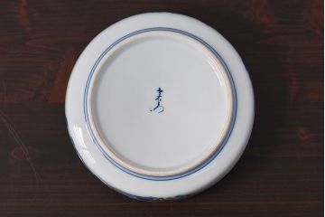 アンティーク雑貨　十三代今泉今右衛門　錦花絵灰皿(未使用)