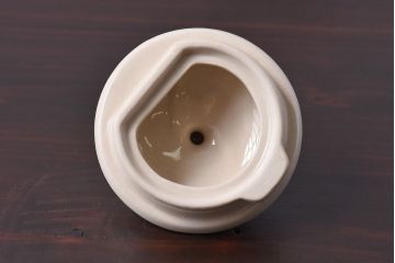 アンティーク雑貨　ポーランド　ボレスワヴィエツ　ピーコック・アイズ　ティーポット(キッチン雑貨)