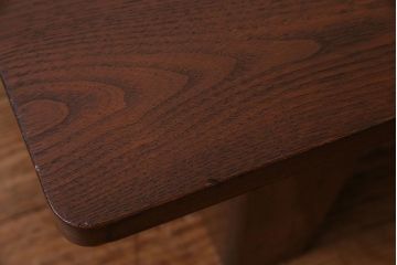 ヴィンテージ家具　ビンテージ　樺材　シンプルなデザインのリビングテーブル(ローテーブル、座卓)