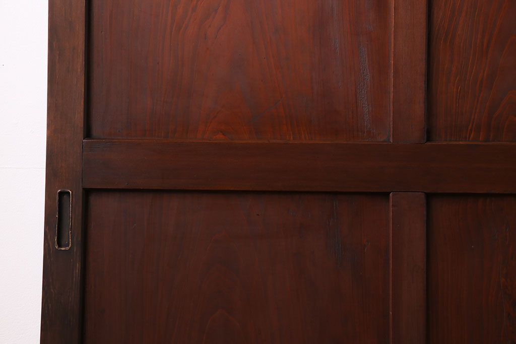 【I様ご成約済み】和製アンティーク　存在感のあるモダンな板戸(引き戸、建具)4枚セット