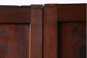 【I様ご成約済み】和製アンティーク　存在感のあるモダンな板戸(引き戸、建具)4枚セット