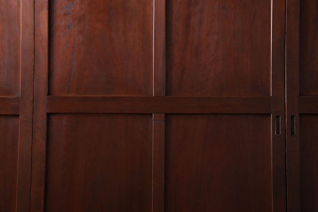 【I様ご成約済み】和製アンティーク　存在感のあるモダンな板戸(引き戸、建具)4枚セット