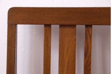 アンティーク家具　和製アンティーク　木のぬくもりを感じるナラ材のシンプルチェア(椅子、ダイニングチェア)