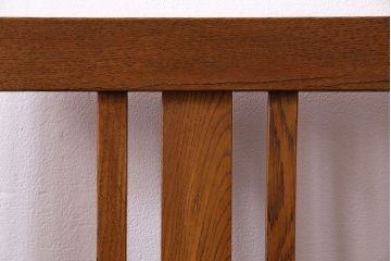 アンティーク家具　和製アンティーク　木のぬくもりを感じるナラ材のシンプルチェア(椅子、ダイニングチェア)