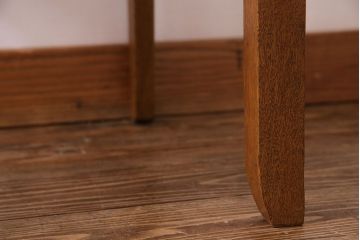 アンティーク家具　和製アンティーク　木のぬくもりを感じるナラ材のシンプルチェア(椅子、ダイニングチェア)