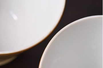 アンティーク雑貨　オールドノリタケ(則武・日陶)　レトロなデザインのカップ&ソーサー(洋食器)2客セット