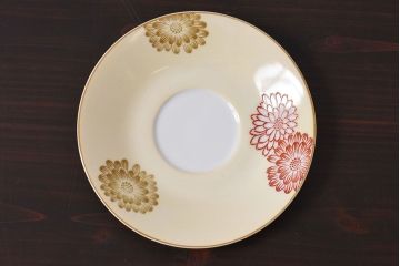 アンティーク雑貨　オールドノリタケ(則武・日陶)　レトロなデザインのカップ&ソーサー(洋食器)2客セット