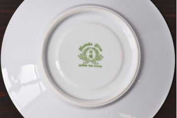 アンティーク雑貨　オールドノリタケ(則武・日陶)　レトロなデザインのカップ&ソーサー(洋食器)2客セット