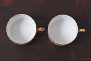 アンティーク雑貨　Richard Ginori(リチャード・ジノリ) ラ・スカラ　カップ&ソーサー(洋食器)2客セット