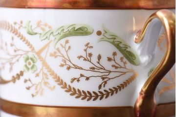 アンティーク雑貨　Richard Ginori(リチャード・ジノリ) ラ・スカラ　カップ&ソーサー(洋食器)2客セット