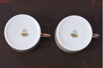 アンティーク雑貨　Richard Ginori(リチャード・ジノリ) ラ・スカラ　カップ&ソーサー(洋食器)2客セット