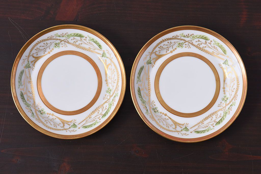 アンティーク雑貨　Richard Ginori(リチャード・ジノリ) ラ・スカラ　カップ&ソーサー(洋食器)2客セット