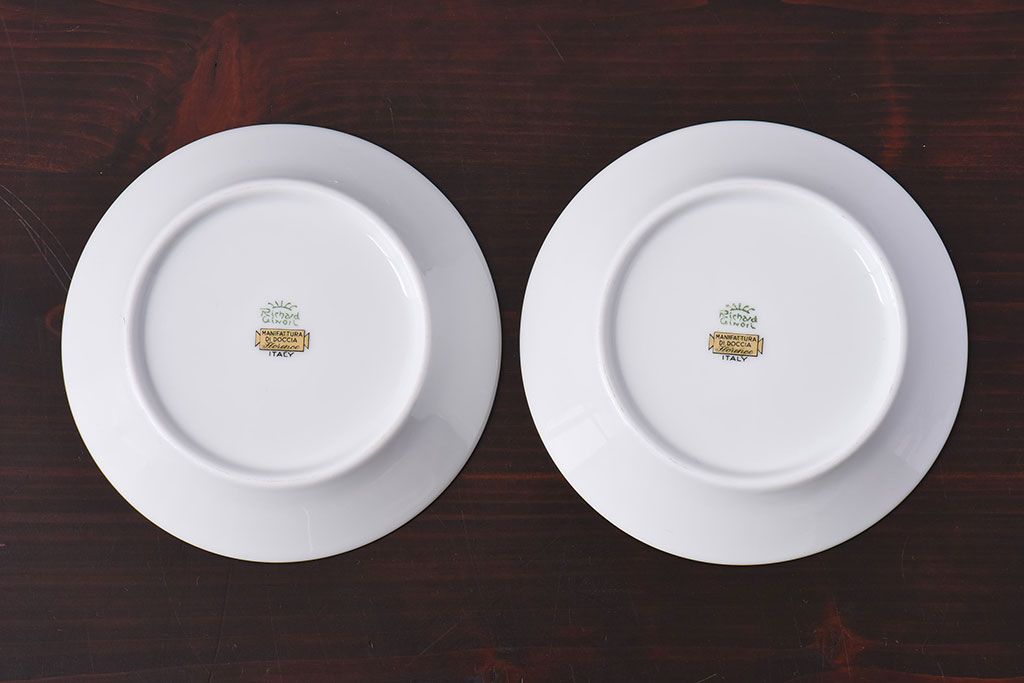 アンティーク雑貨　Richard Ginori(リチャード・ジノリ) ラ・スカラ　カップ&ソーサー(洋食器)2客セット