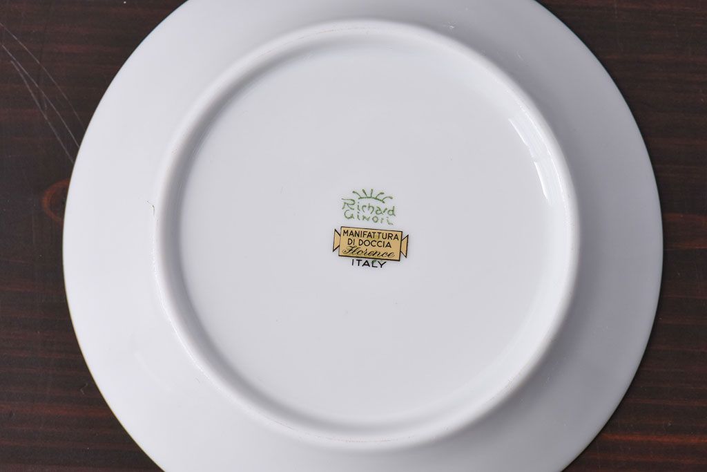 アンティーク雑貨　Richard Ginori(リチャード・ジノリ) ラ・スカラ　カップ&ソーサー(洋食器)2客セット