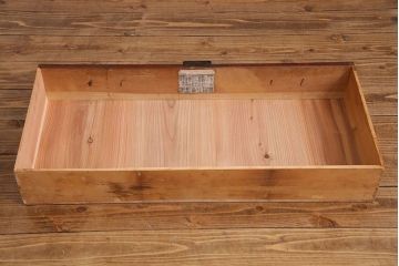 アンティーク家具　骨董・古民具　前面ケヤキ材　堂々とした佇まいの松本帳場箪笥(時代箪笥)