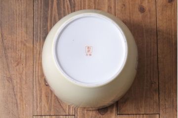 アンティーク雑貨　日陶(ノリタケ、則武)　東海道五十三次　江戸の風景が楽しめる火鉢(鉢カバー、傘立て、ディスプレイ)(R-028180)(2)