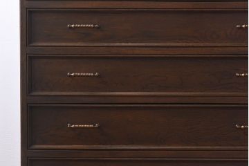 ヴィンテージ家具　ビンテージ　永田良介商店　優雅な雰囲気漂う大型チェスト(整理箪笥、タンス、引き出し)