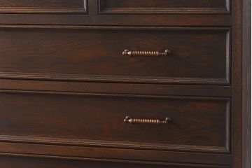 ヴィンテージ家具　ビンテージ　永田良介商店　優雅な雰囲気漂う大型チェスト(整理箪笥、タンス、引き出し)