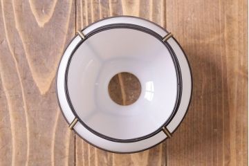 和製アンティーク　ベークライト製　市松模様の飾りがレトロな趣きのペンダントライト(天井照明、吊り下げ照明)