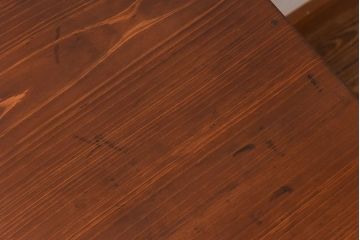 ペイント家具　レトロな雰囲気漂う平机(ダイニングテーブル、作業台、学習机)
